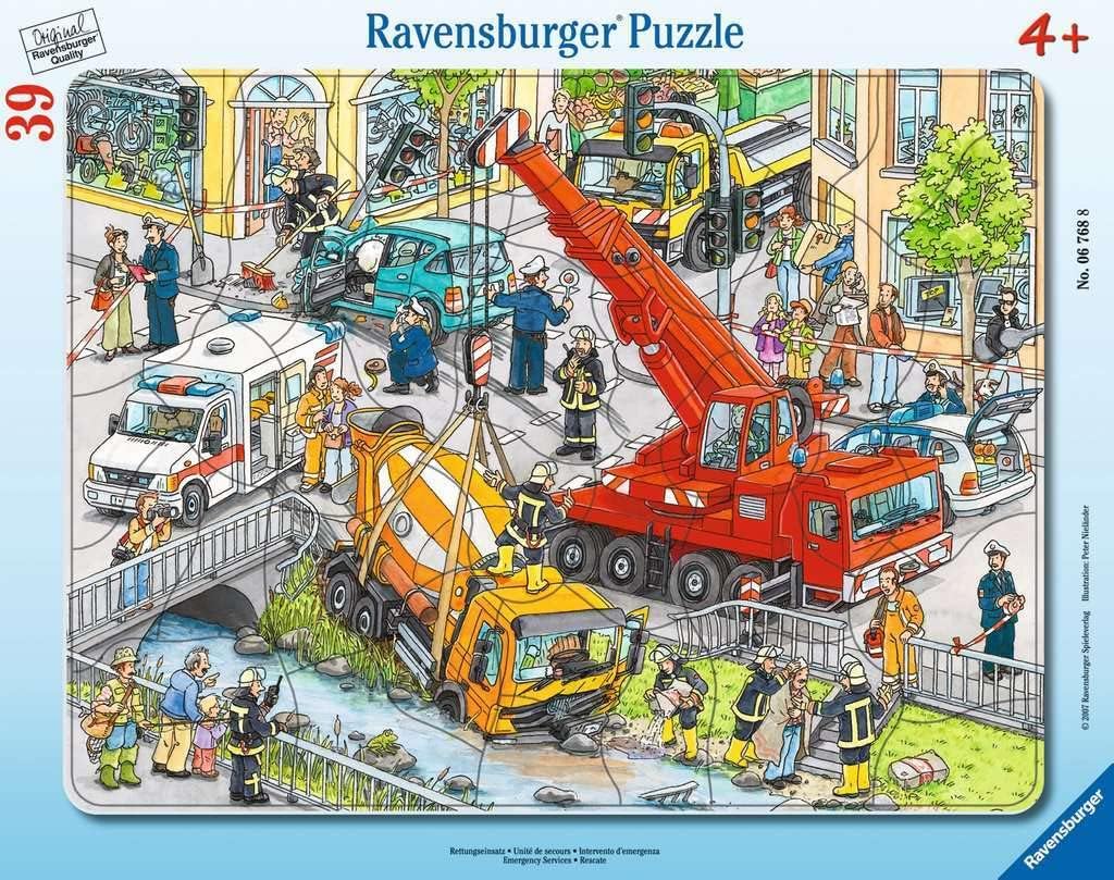 Ravensburger Frame Puzzle 39 pc A Rescue Mission