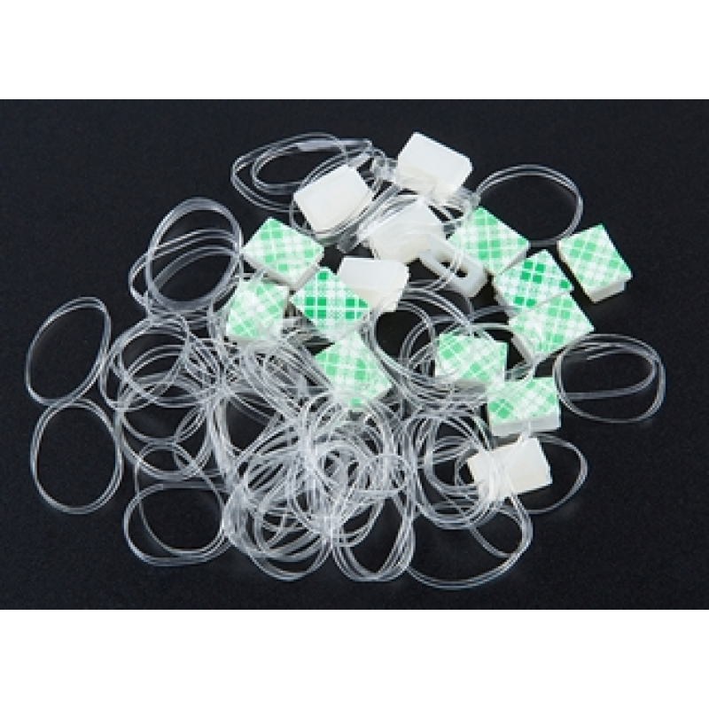 Makeblock Neuron Fixed Clips(16) & Rubber Bands(80)