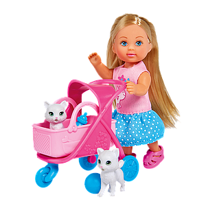 Simba Doll Evi With A Stroller 