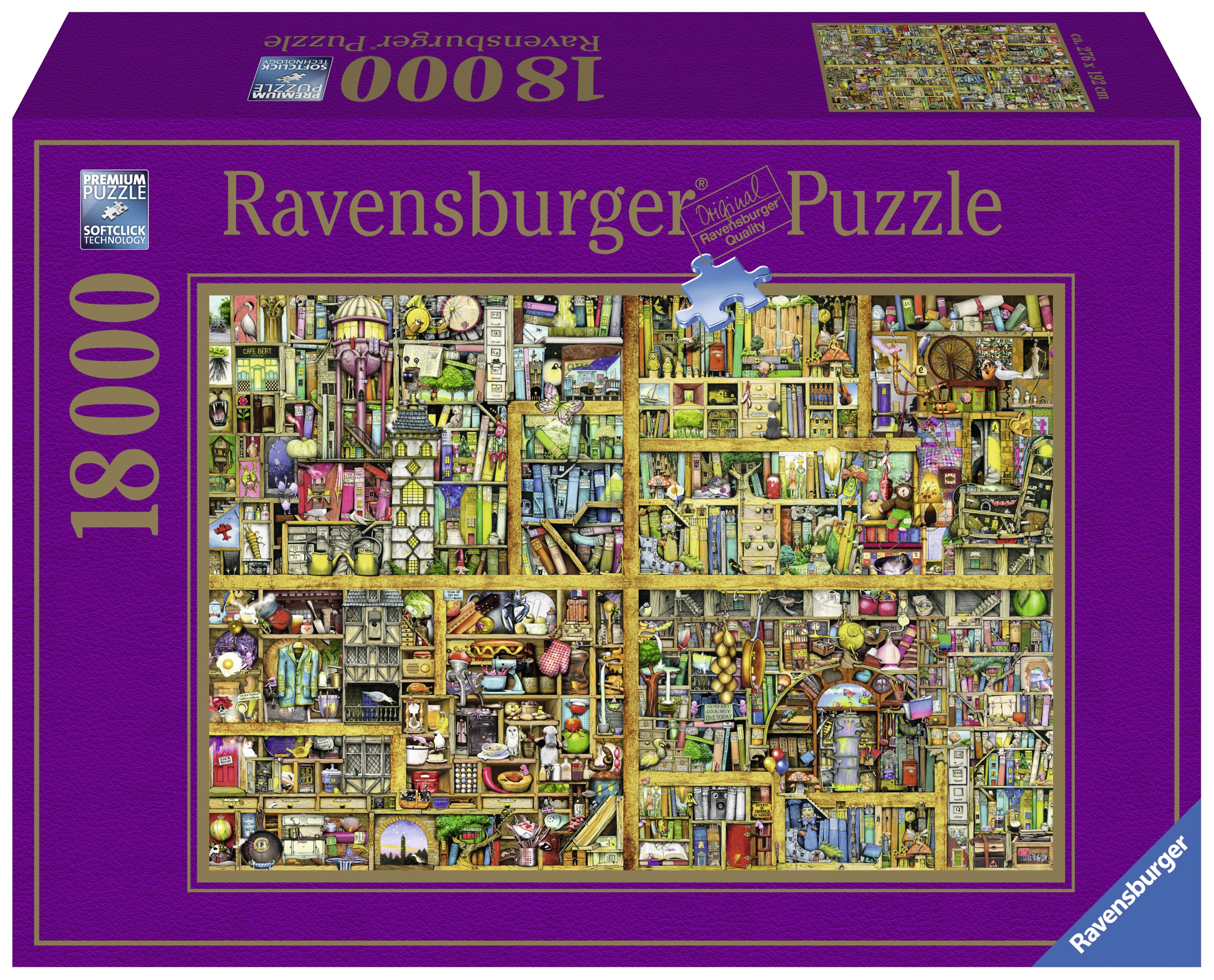Ravensburger pusle 18000 tk Maagiline raamaturiiul