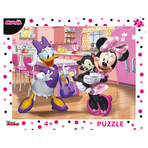 Dino Frame Puzzle 40 pc, Disney Pink Minnie