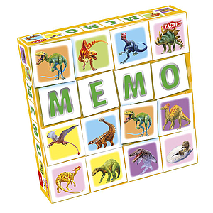 Tactic Board Game Memo Dinosaur  