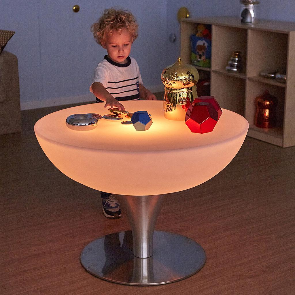 TTS Round Light Up Colour Changing Glow Table