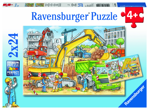 Ravensburger pusle 2x24 tk Ehitus