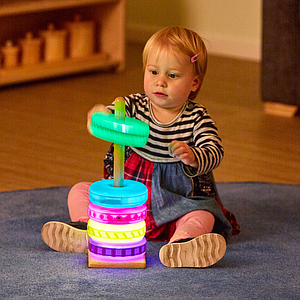 TTS Glow Stacking Discs Pole