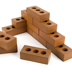 TTS Role Play Foam House Bricks 25pk
