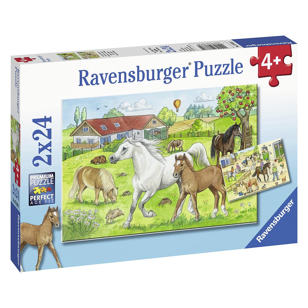 Ravensburger Puzzle 2x24 pc Horses