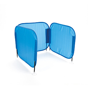 TTS Pop-Up Concentration Desk Barrier - Blue