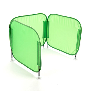 TTS Pop-Up Concentration Desk Barrier - Green