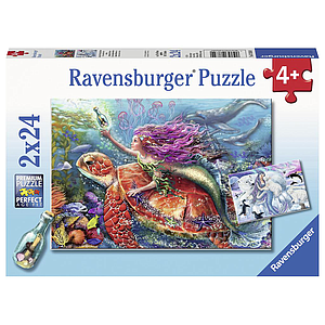 Ravensburger Puzzle 2x24 pc Mermaid Adventures