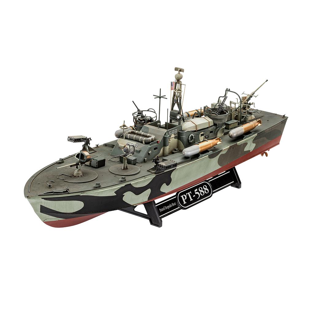 Revell Plastic Model Patrol Torpedo Boat PT-588/PT-57 1:72