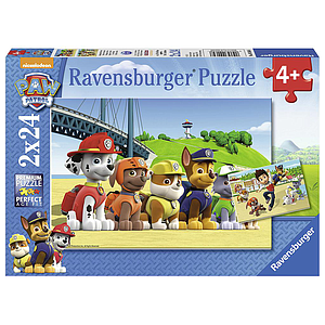 Ravensburger pusle 2x24 tk Käpapatrull Kangelaslikud koerad
