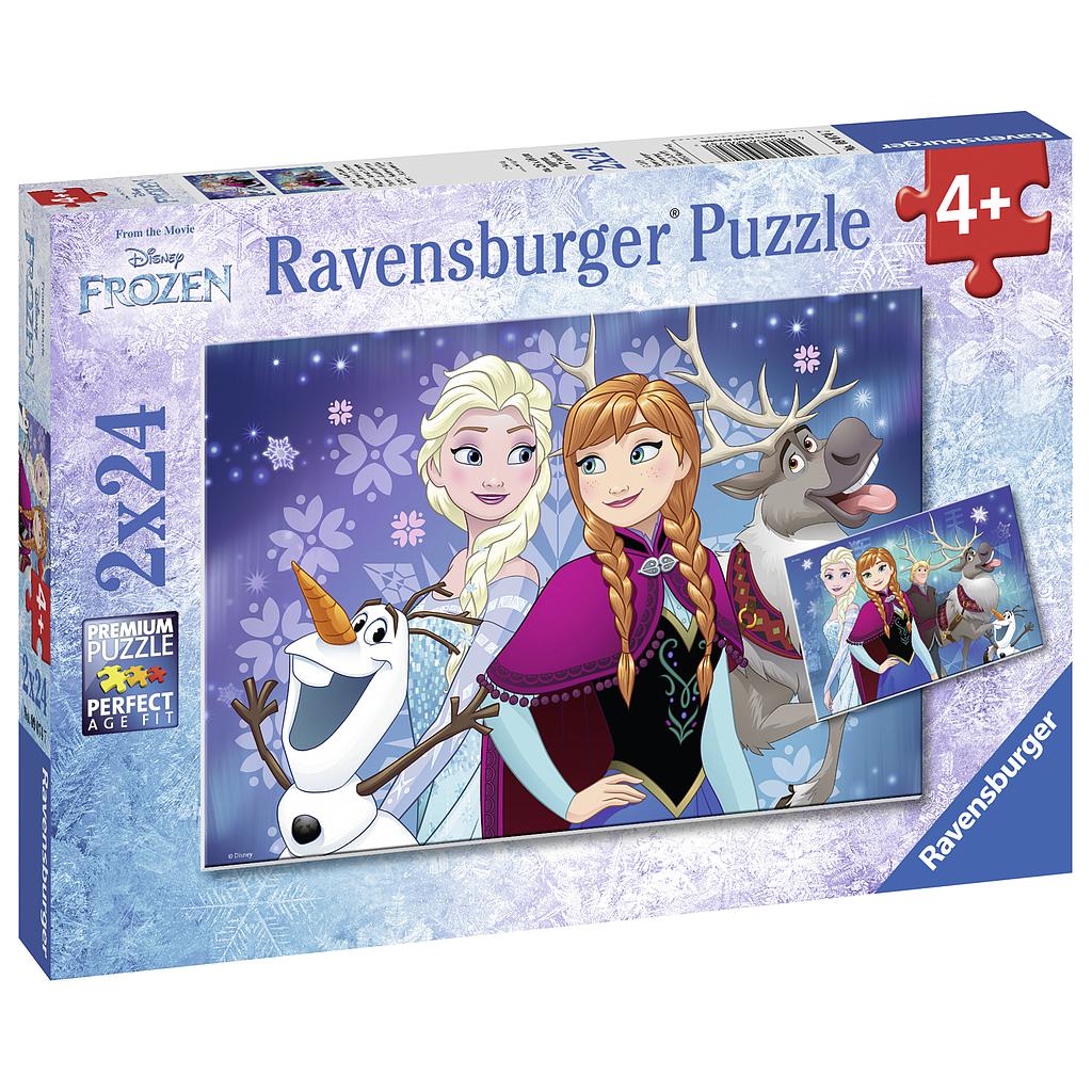 Ravensburger pusle 2x24 tk Lumekuninganna