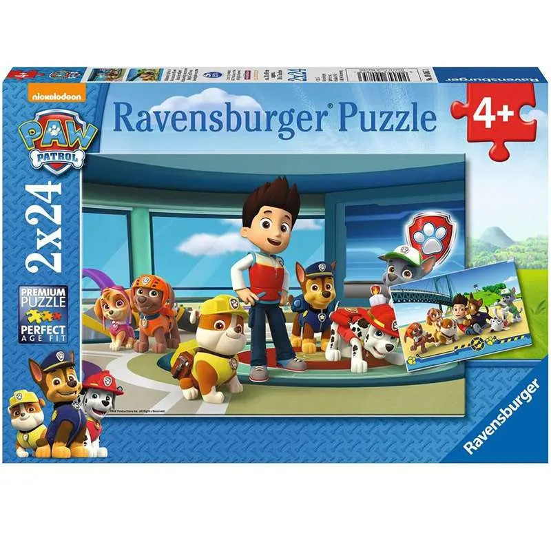 Ravensburger pusle 2x24 tk Patrullkoerad