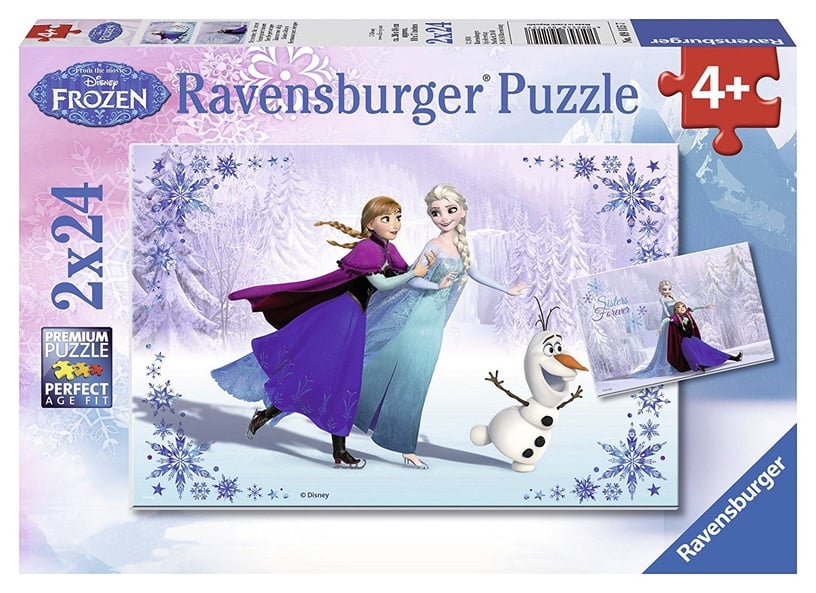 Ravensburger pusle 2x24 tk Lumekuninganna