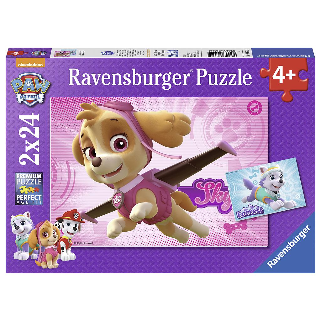 Ravensburger Puzzle 2x24 pc Paw Patrol 