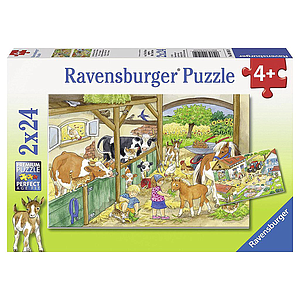 Ravensburger Puzzle 2x24 pc Merry Country Life