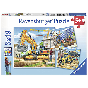 Ravensburger Puzzle 3x49 Pieces: Machines
