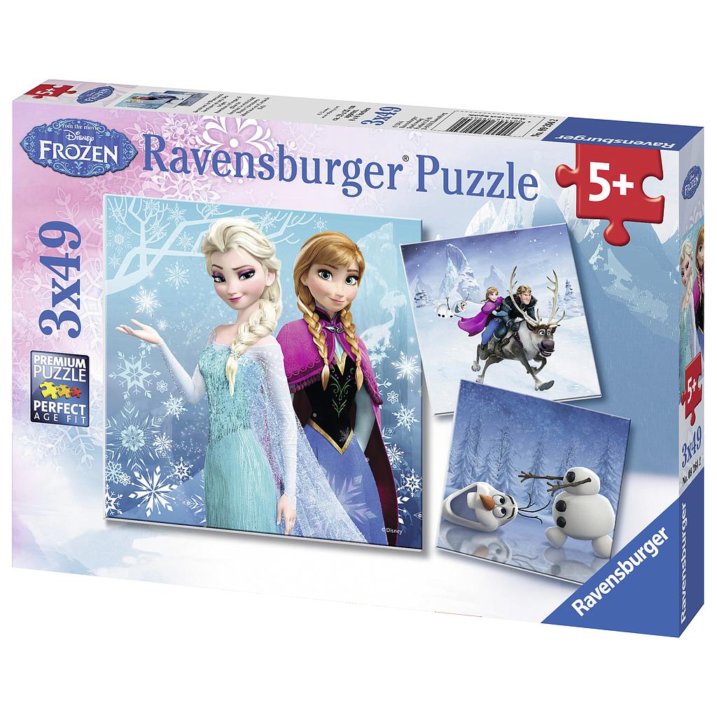 Ravensburger Puzzle 3x49 pc Frozen