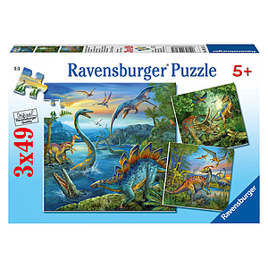 Ravensburger Puzzle 3x49 pc Dinosaurs