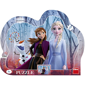 Dino siluett plaatpusle 25 tk Lumekuninganna 2 / Frozen 2