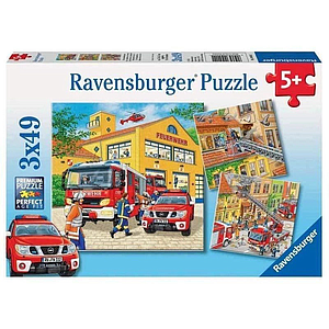 Ravensburger Puzzle 3x49 pc Fire Brigade Run