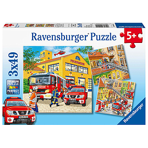 Ravensburger Puzzle 3x49 pc Fire Brigade Run