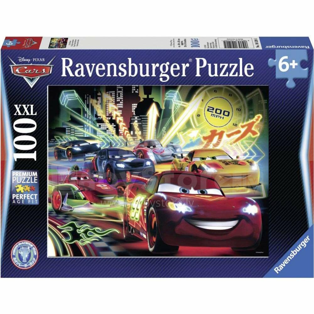 Ravensburger pusle Autod 100 tk