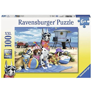 Ravensburger pusle 100 tk Koerad rannas