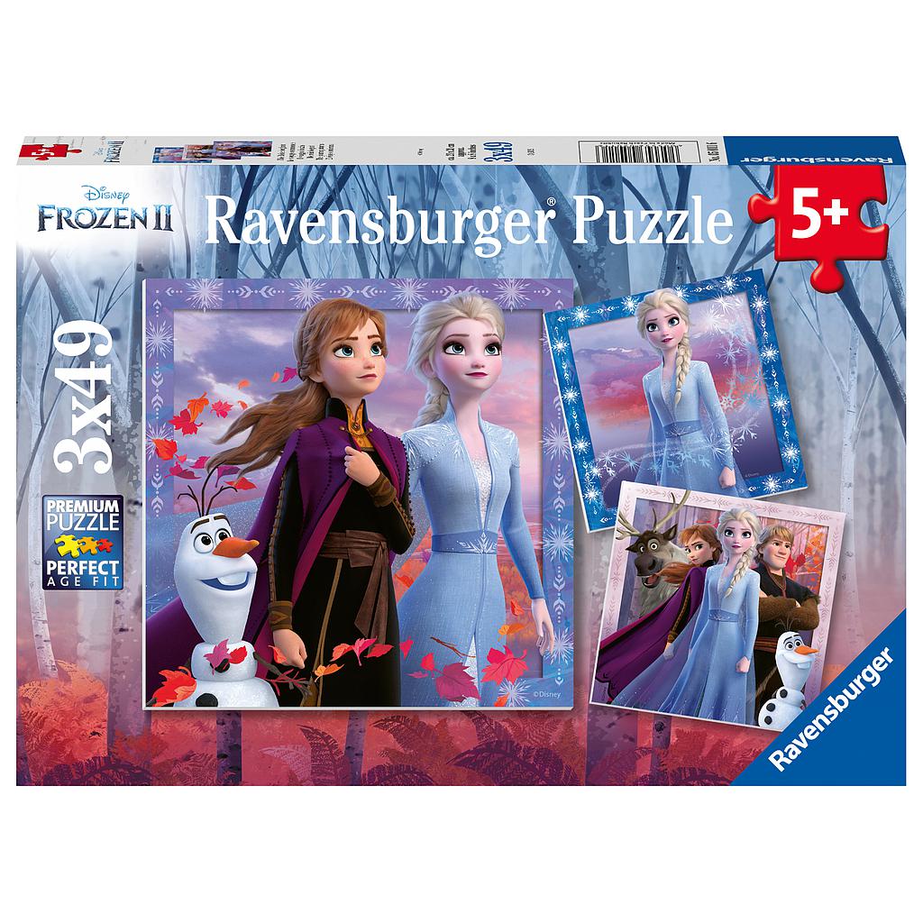 Ravensburger pusle  3x49 tk. Frozen