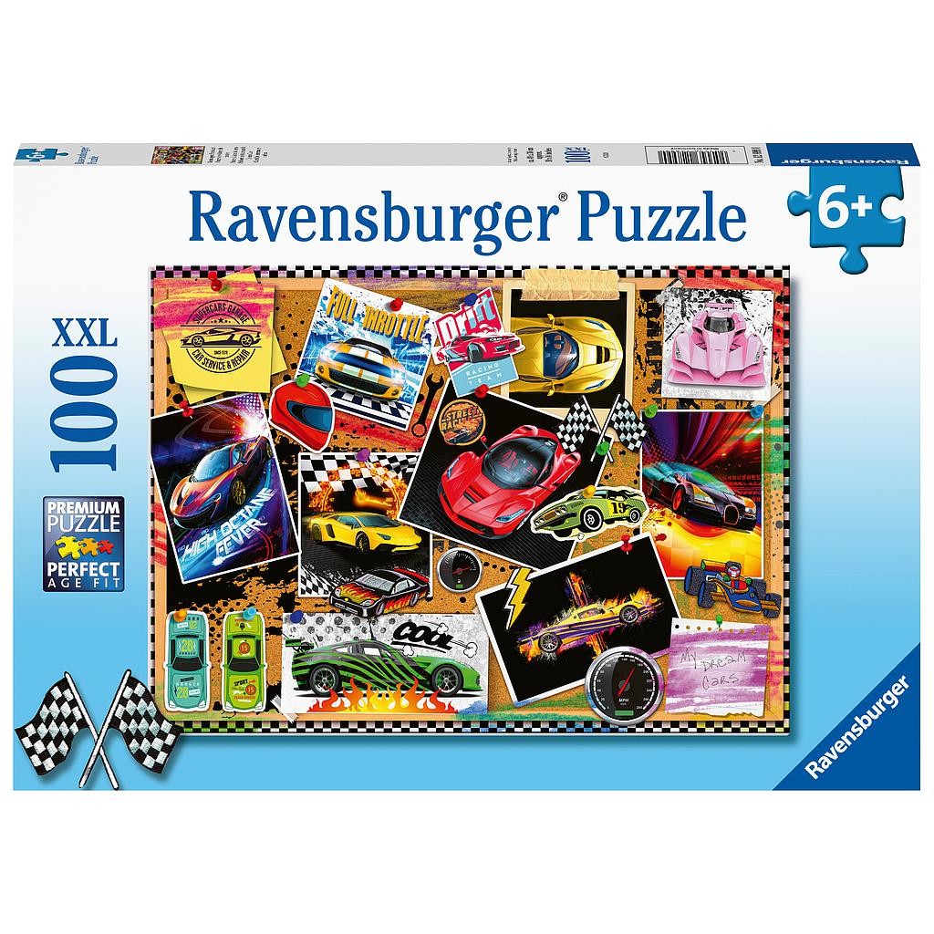 Ravensburger Puzzle 100 pc Dream Cars!