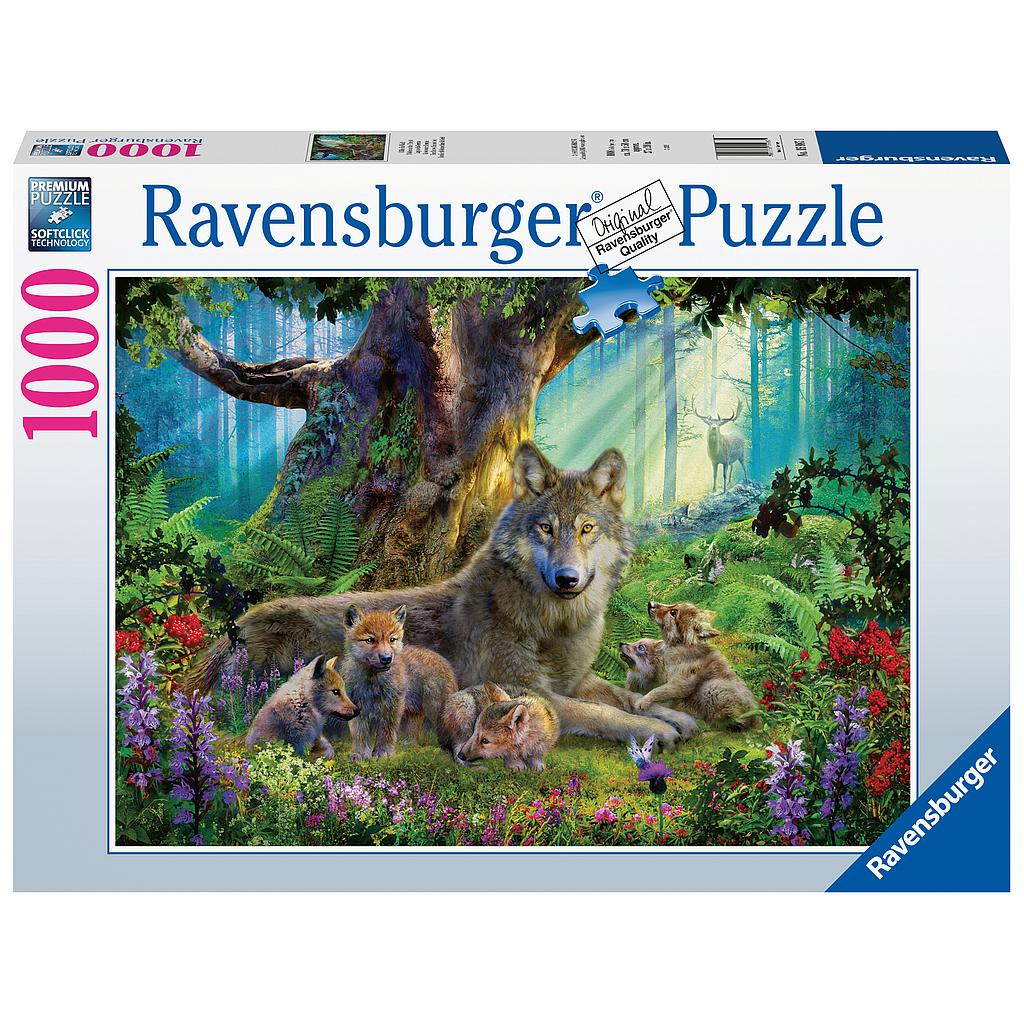 Ravensburger pusle  1000 tk Hundid metsas