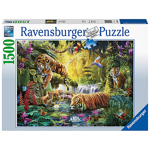 Ravensburger Puzzle 1500 pc Tranquil Tigers
