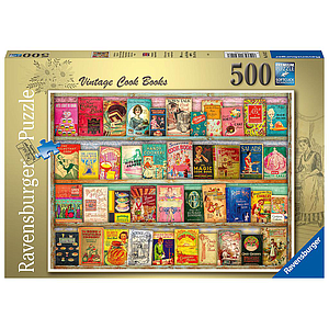 Ravensburger Puzzle 500 pc Vintage Cookbooks