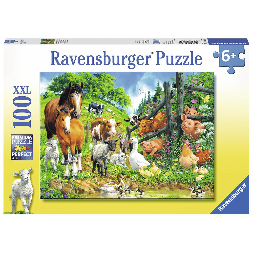 Ravensburger pusle 100 tk Loomade kokkutulek