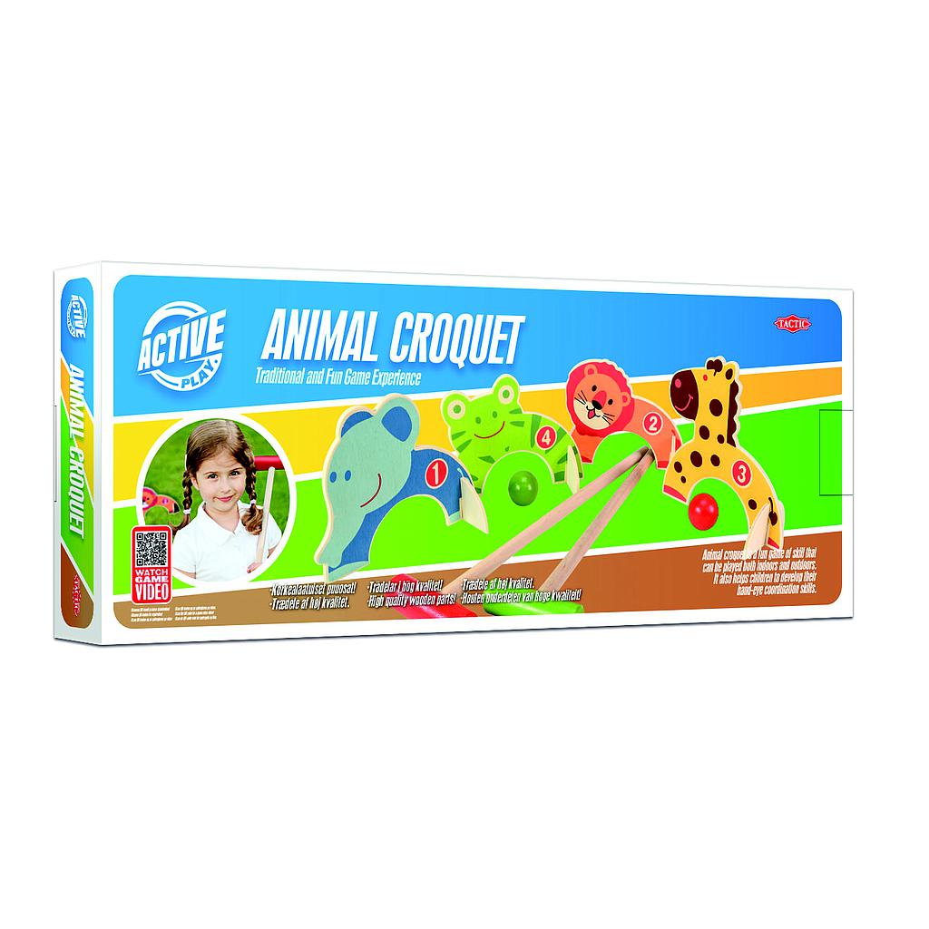 Tactic Wooden Animal Croquet