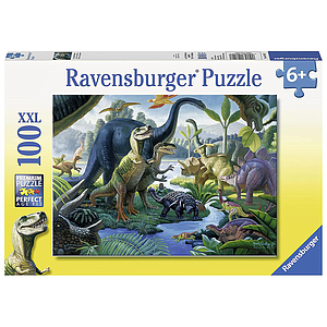 Ravensburger Puzzle 100 pc Land of the Giants Dinosaurs