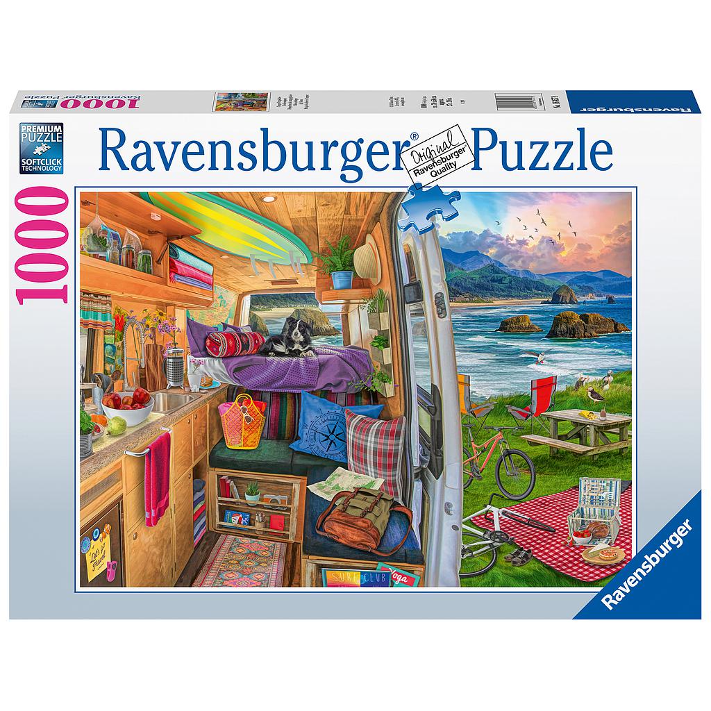 Ravensburger pusle 1000 tk Reisivaated