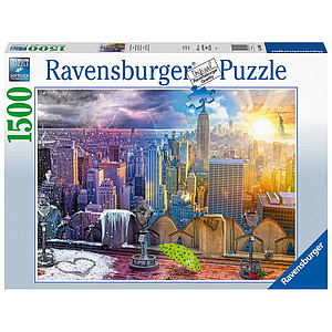Ravensburger Puzzle 1500 pc New York Winter &amp; Summer