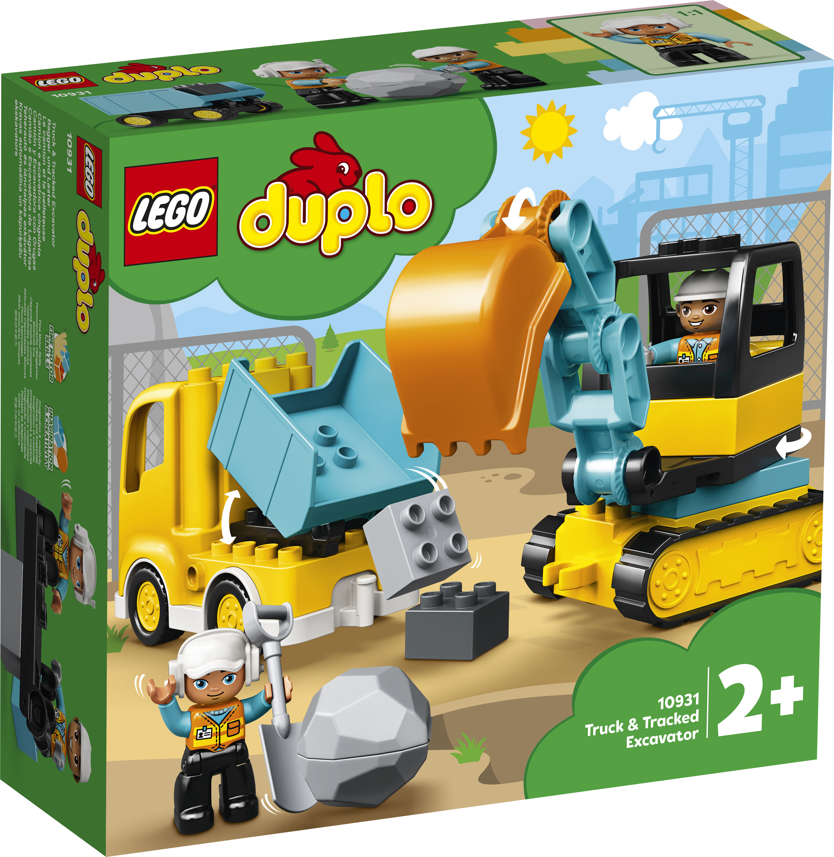 LEGO DUPLO Veok ja roomikekskavaator