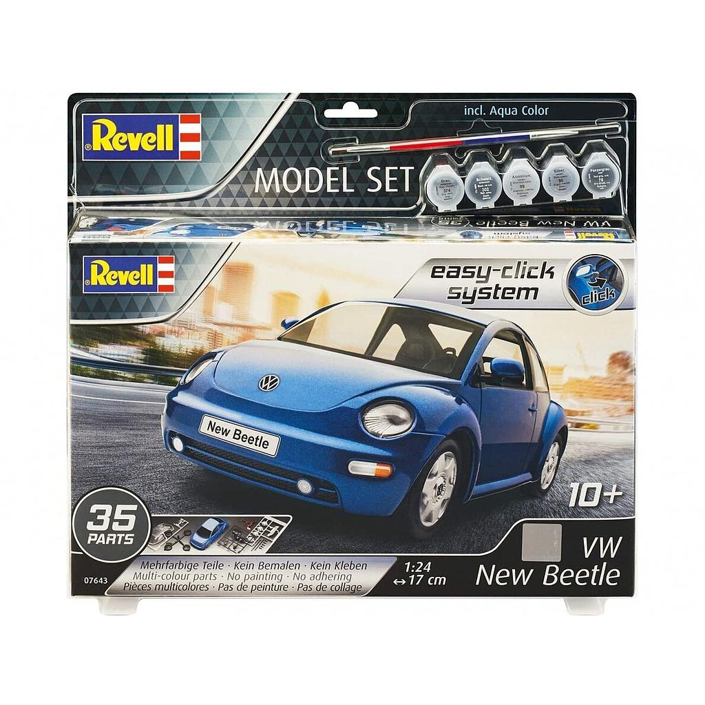 Revell mudelikomplekt VW New Beetle 1:24 Easy-Clic..