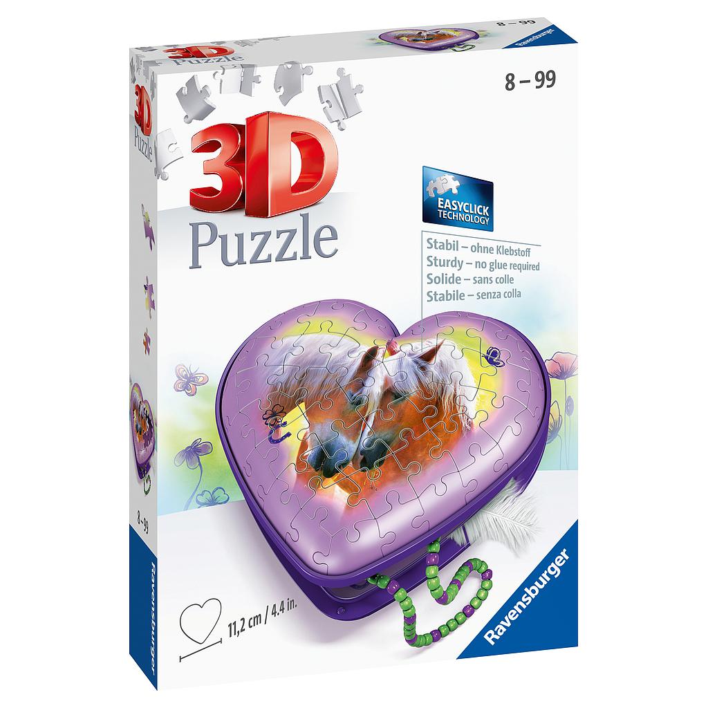 Ravensburger 3D 60 tk pusle ehetekarp Hobune