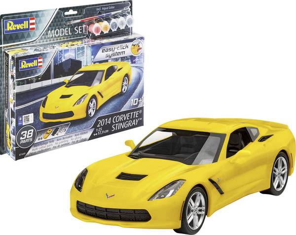 Revell mudelikomplekt 2014 Corvette Stingray Easy-Click