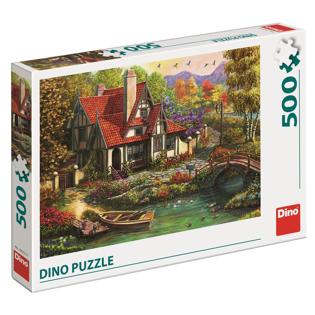 Dino Puzzle 500 pc Cottage near the lake