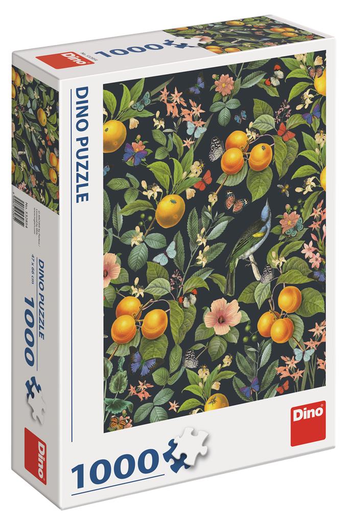 Dino Puzzle 1000 pc Blooming Oranges