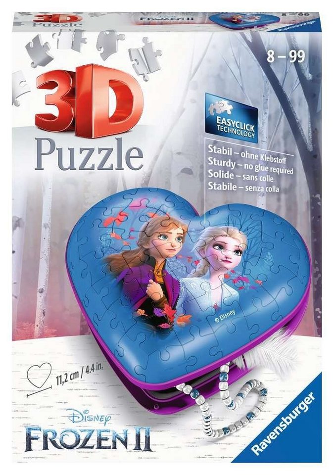 3D pusle ehetekarp Frozen 2