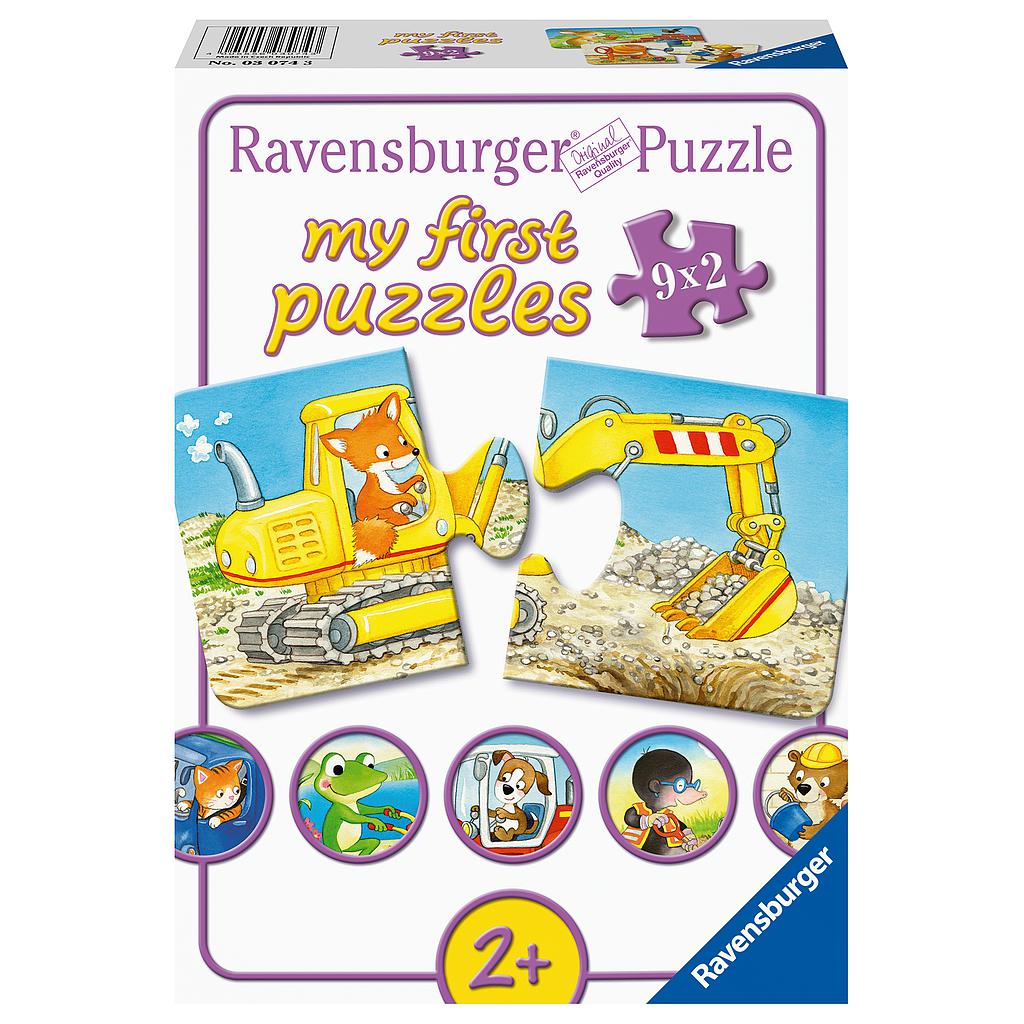 Ravensburger väikelaste pusle 2x9