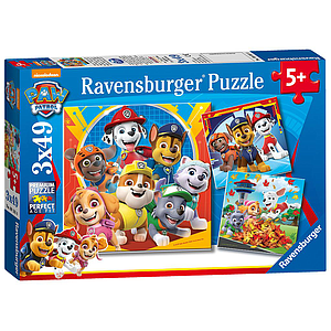 Ravensburger pusle 3x49 tk Käpapatrull Sõbrad koos
