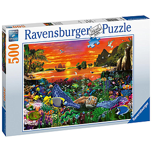 Ravensburger Puzzle 500 pc Turtle in the Reef