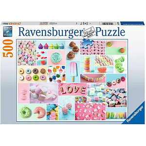 Ravensburger Puzzle 500 pc Sweet Collage